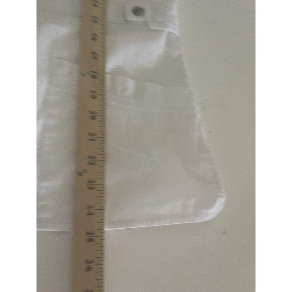Dickies Medical Short Sleeve V-Neck Scrub Top Fit Women's Size XL White Pockets - Picture 10 of 11